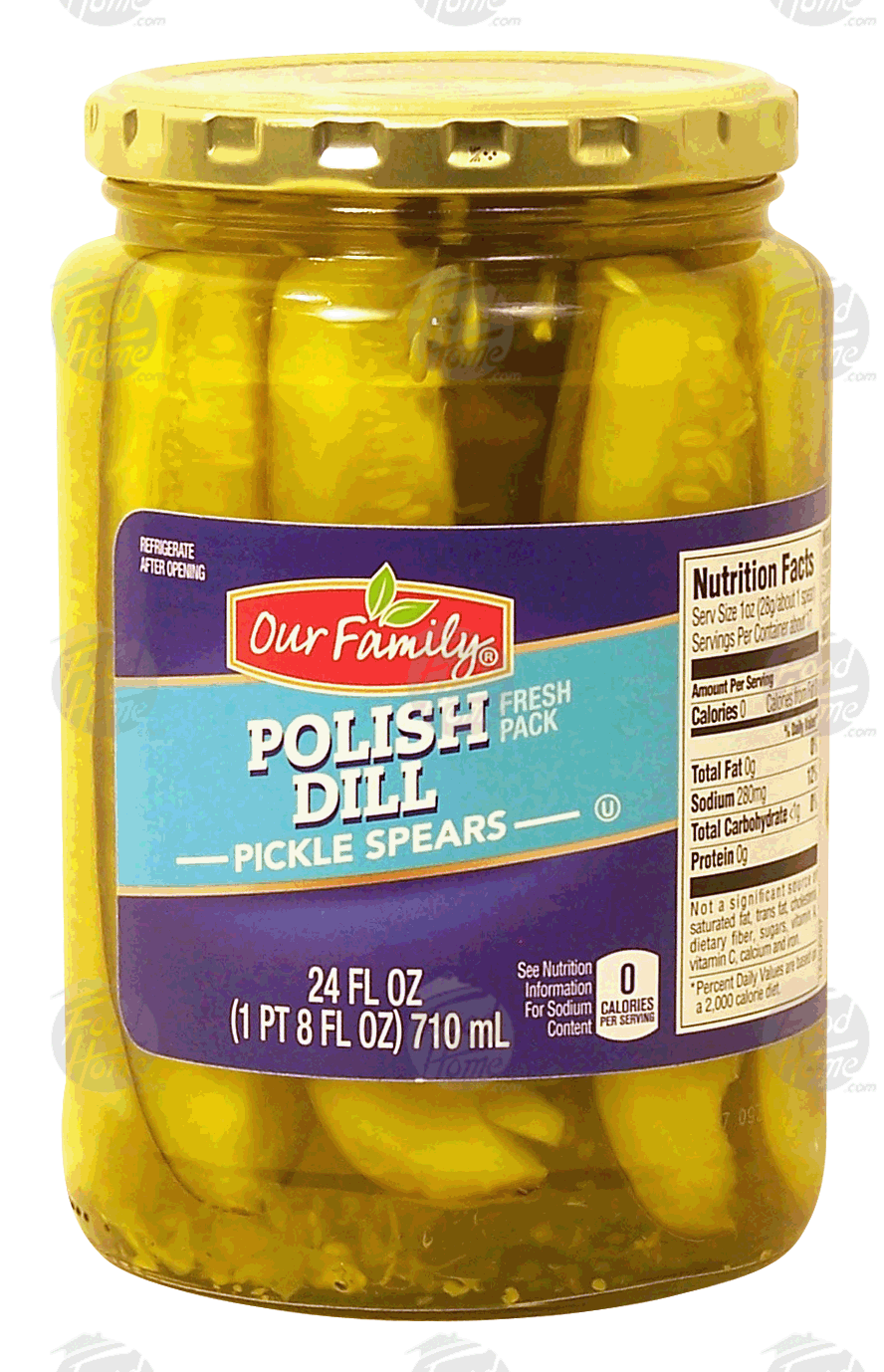 Our Family  polish dill pickle spears Full-Size Picture